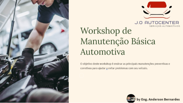 Workshop de Manutenção Básica Automotiva